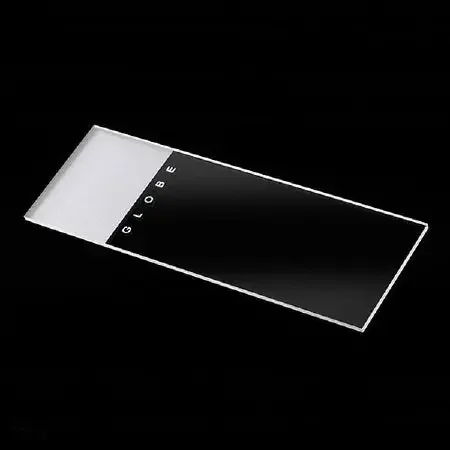 Globe 1304 Series – Microscope Slide 25 X 75 X 1.1 mm White Frosted End – 1304W