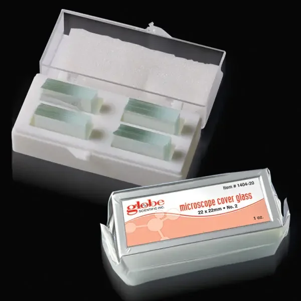Globe Scientific – Cover Glass Square No. 2 Thickness 20 X 20 mm – 1402-20