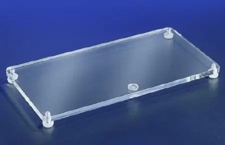 Globe Scientific – Leveling Platform Acrylic, 320mm X 50mm, Leveling Bubble, Adjustable Feet ESR Testing – 3459