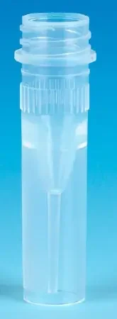 Globe Scientific – Microcentrifuge Tube Conical Bottom, Skirted Plain 500 µL Without Color Coding Screw Cap Polypropylene Tube – 111700
