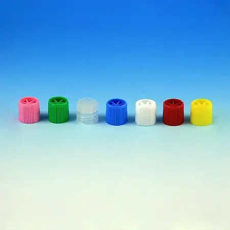 Globe Scientific – Tube Closure Polypropylene Screw Cap Lilac For Sample Tubes with External Threads NonSterile – 6136L