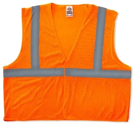GloWear 8210HL Class 2 – Safety Vest 2X-Large / 3X-Large Orange 1 Pocket Unisex – 21017