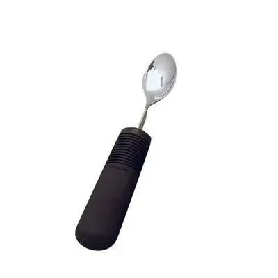 Good Grips – Small Spoon Right / Left Hand Angled Silver / Black Stainless Steel – 61-0225