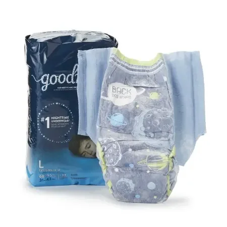 Goodnites – Male Youth Absorbent Underwear GoodNites Pull On with Tear Away Seams Size 5 / Large Disposable Heavy Absorbency – 53362