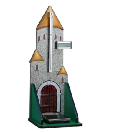 Goodtime – Padiatric Scales Castle Digital Display 440 lbs. Gold, Gray, Green Battery Operated – 6-6