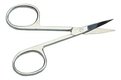 Grafco – Cuticle Scissors 3-1/2 Inch Length Stainless Steel NonSterile Finger Ring Handle Curved – 1786