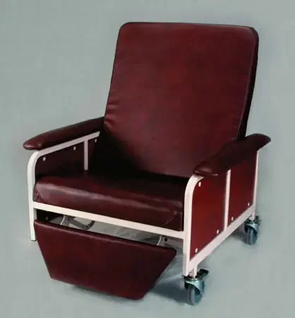 Graham-Field – Bariatric Recliner Navy Blue Vinyl 4 Casters – 7150P1199