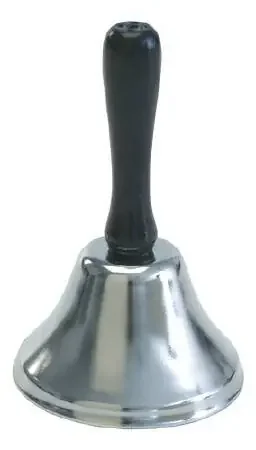 Graham-Field – Call Bell Handle Held Wooden Handle / Steel Bell 4 Inch – 3162