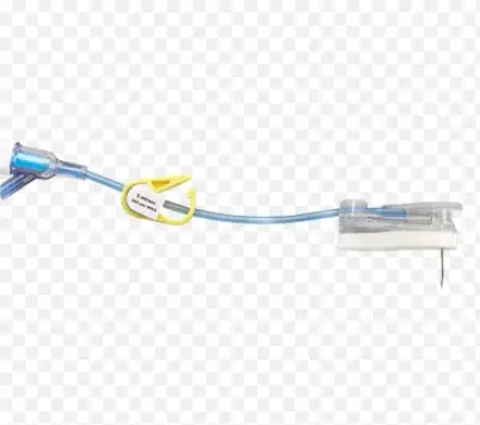 Gripper Plus POWER P.A.C. – Huber Infusion Set Gripper Plus Power P.A.C. 19 Gauge 1 Inch Without Port – 21-3364-24