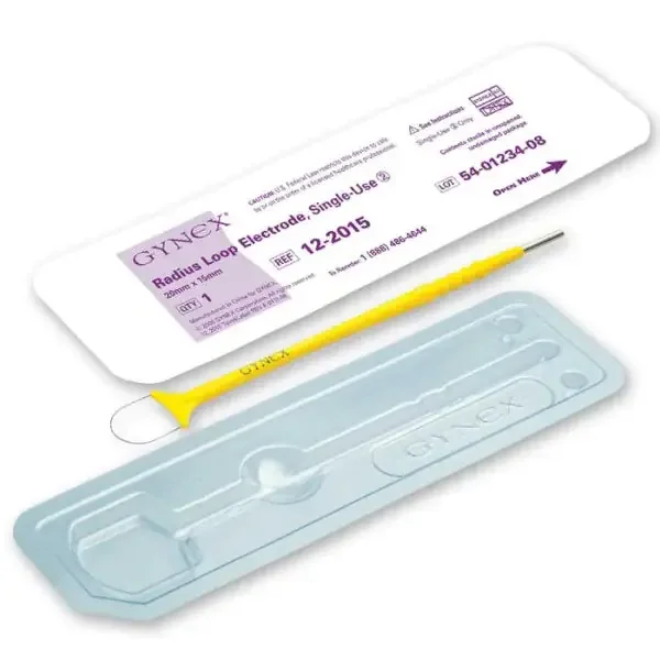 Gynex – LEEP/LLETZ Electrode Tungsten Wire Radius Loop Tip Disposable Sterile – 12-1010