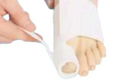 Hallux Valgus SoftSplint – Toe Splint Large Hook and Loop Closure Left Foot – 6026-LL