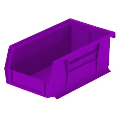 HCL Super Tough – Storage Bin Purple Plastic 3 X 4-1/8 X 7-3/8 Inch – 1405PP