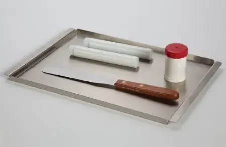Health Care Logistics – Instrument Tray Stainless Steel 1/2 X 9 X 12 Inch – 18783