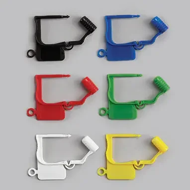 Health Care Logistics – Padlock Seal UnNumbered Blue HDPE /Polypropylene 1-3/8 X 1-5/8 Inch – 18318B