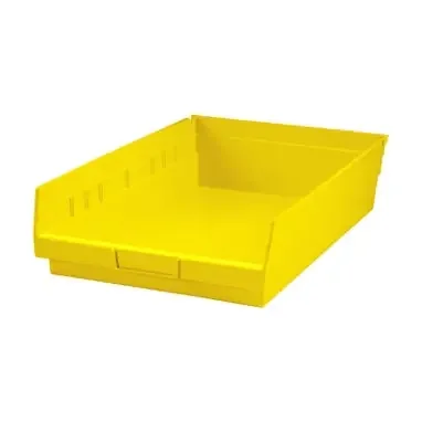 Health Care Logistics – Shelf Bin Yellow Plastic 4 X 11-1/8 X 17-7/8 Inch – 1456Y