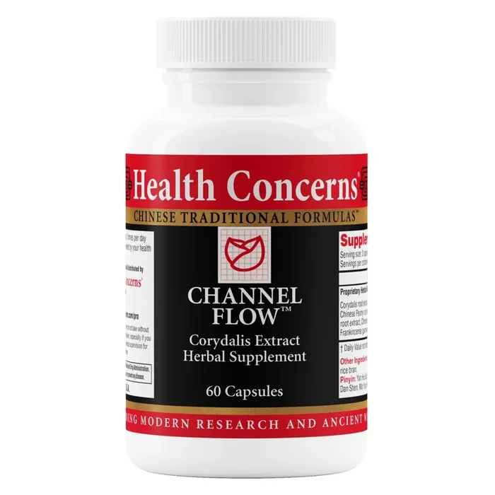 Health Concerns Channel Flow – Muscle Health Supplement – Blood Support – 60 Capsules
