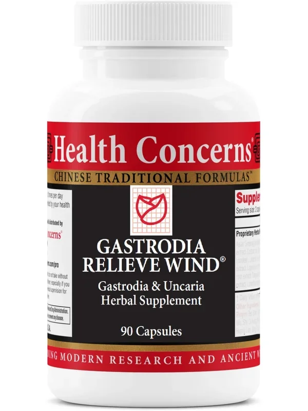 Health Concerns, Gastrodia Relieve Wind Formula, 90 ct
