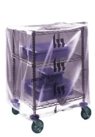 Healthmark Industries – Cart Cover Clear Polyethylene 27 L X 40 W X 36 H Inch – 667-274036-1M