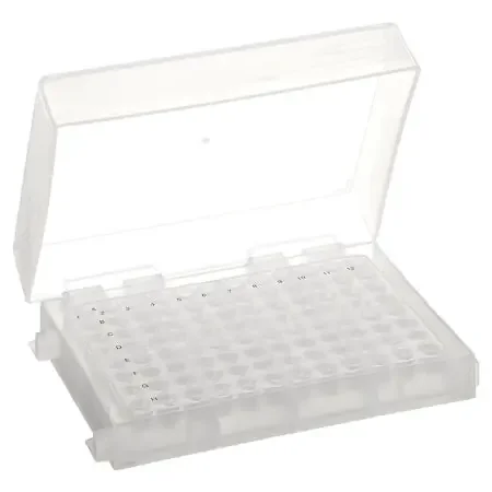 Heathrow Scientific – 96-Well / PCR Tube Microcentrifuge Tube Rack 96 Place 0.2 mL Tube Size Natural 1-1/5 X 3-7/8 X 5-1/5 Inch – HS23461B