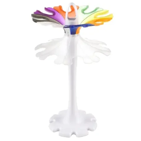 Heathrow Scientific – Carousel Pipette Stand Universal, 6-1/5 X 9 X 16-1/8 Inch, Assorted Colors For Securely Holding all Brands of Pipettes – 120499