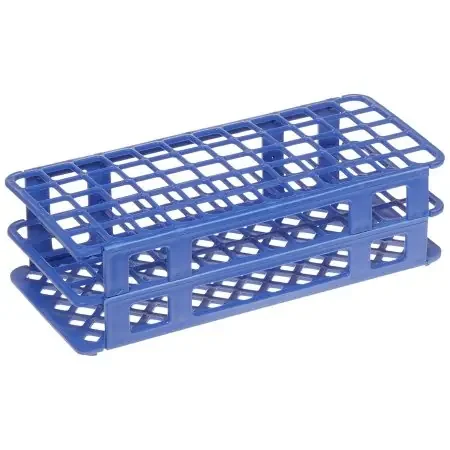 Heathrow Scientific – Fold and Snap Test Tube Rack 60 Place 5 to 15 mL Tube Size Blue 2-2/5 X 4-1/8 X 9-2/3 Inch – HS243077B