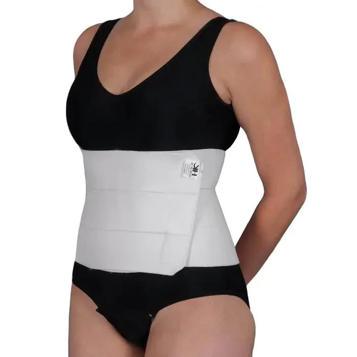 HK – Abdominal Binder Medium / Large Hook and Loop Closure 46 to 62 Inch Waist Circumference 9 Inch Height Adult – BI-9ML