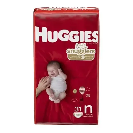 Huggies Little Snugglers – Unisex Baby Diaper Newborn Disposable Moderate Absorbency – 49694