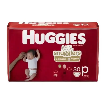 Huggies Little Snugglers – Unisex Baby Diaper Preemie Disposable Heavy Absorbency – 67330