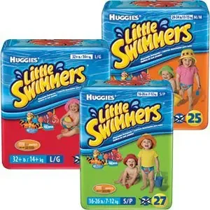 Huggies Little Swimmers – Unisex Baby Swim Diaper Large Disposable Heavy Absorbency – 18345