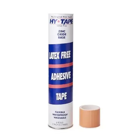 Hy-Tape – Medical Tape Waterproof Zinc Oxide Adhesive 2 Inch X 5 Yard Pink NonSterile – 20LF