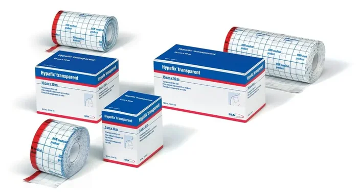 Hypafix Transparent – Dressing Retention Tape with Liner Waterproof Polyurethane Film 2 Inch X 11 Yard Transparent NonSterile – 7237800