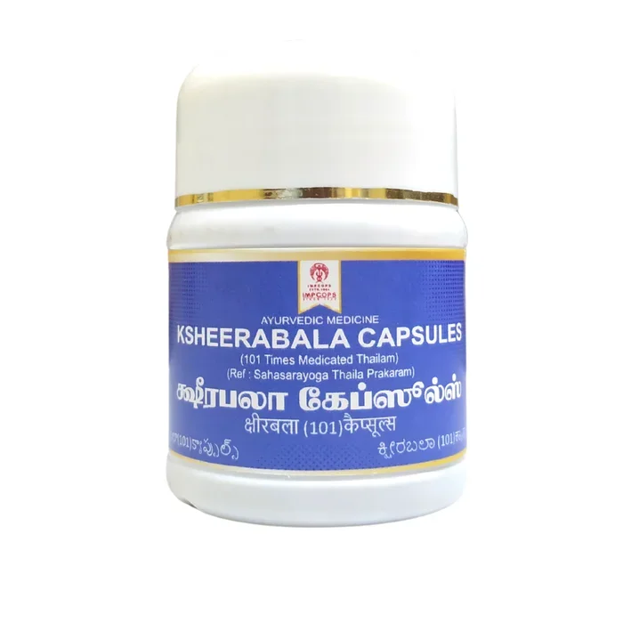 Impcops Ksheerabala 101 Thailam Capsules – 120Capsules
