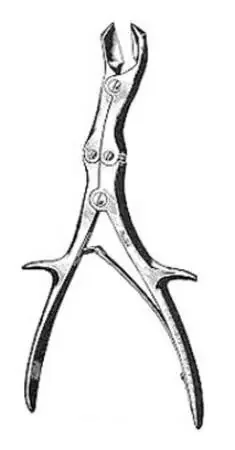 Integra Lifesciences – Bone Cutting Forceps Stille-Horsley 10-1/2 Inch Length Surgical Grade Stainless Steel NonSterile NonLocking Spring Handle Angled Cutting Tip – 25-396