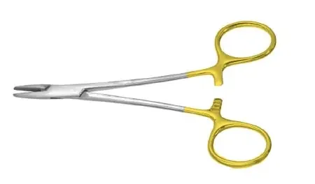 Integra Lifesciences – Needle Holder 5 Inch Length Serrated Jaw Finger Ring Handle – PM-2410