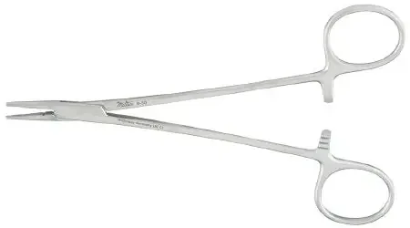 Integra Lifesciences – Needle Holder 6 Inch Length Serrated Jaws Finger Ring Handle – 8-50
