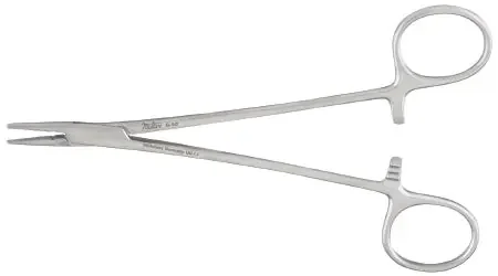 Integra Lifesciences – Needle Holder 7 Inch Length Serrated Jaws Finger Ring Handle – 8-51