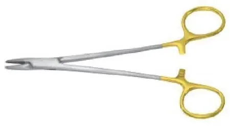 Integra Lifesciences – Needle Holder 9 Inch Length Serrated Jaw Finger Ring Handle – PM-2145