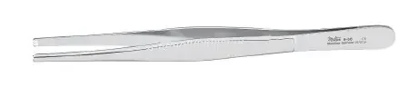 Integra Lifesciences – Tissue Forceps Adson 6 Inch Length Surgical Grade Stainless Steel NonSterile NonLocking Thumb Handle Straight Serrated Tips with 1 X 2 Teeth – 6-66