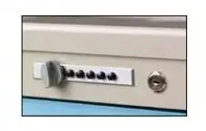 Intermetro Industries – Cart Mechanical Pushbutton Lock For Basix Plus Cart – MBA435