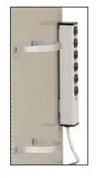 Intermetro Industries – Cart Medical Grade Outlet Strip Outlet For Basix Plus and Basix Cart – MBA696