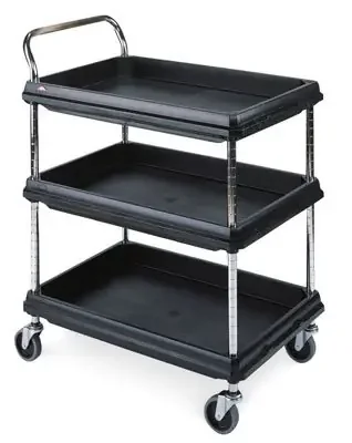 Intermetro Industries – Deep Ledge Utility Cart 21-1/2 X 33-1/4 X 33-3/4 Inch Blue – BC2030-2DMB
