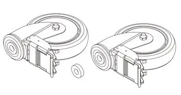 Invacare – Caster Assembly – 1110421