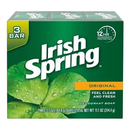 Irish Spring – Soap Bar 3.75 oz. Individually Wrapped Original Scent – 114177