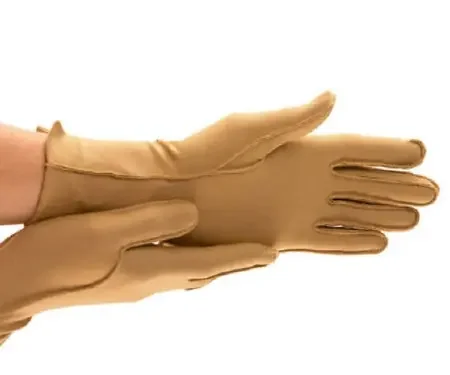 Isotoner Therapeutic – Compression Gloves Full Finger X-Small Over-the-Wrist Length Ambidextrous Nylon / Spandex – 52372/NA/NA/XS