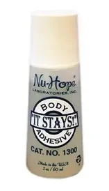 It Stays! – Ostomy Adhesive 2 oz. Plastic Bottle – 1300