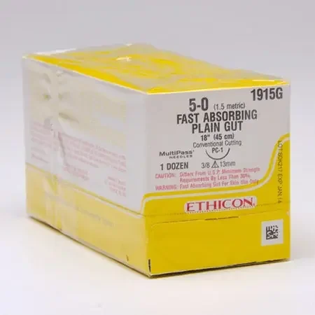 J & J Healthcare Systems – Suture without Needle Plain Gut Absorbable Size 2 – 0 54 Inch Suture – S103H