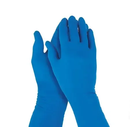 Jackson Safety* G29 Solvent Glove – Chemical Protection Glove Size 8 Neoprene Blue 12 Inch Beaded Cuff NonSterile – 49824