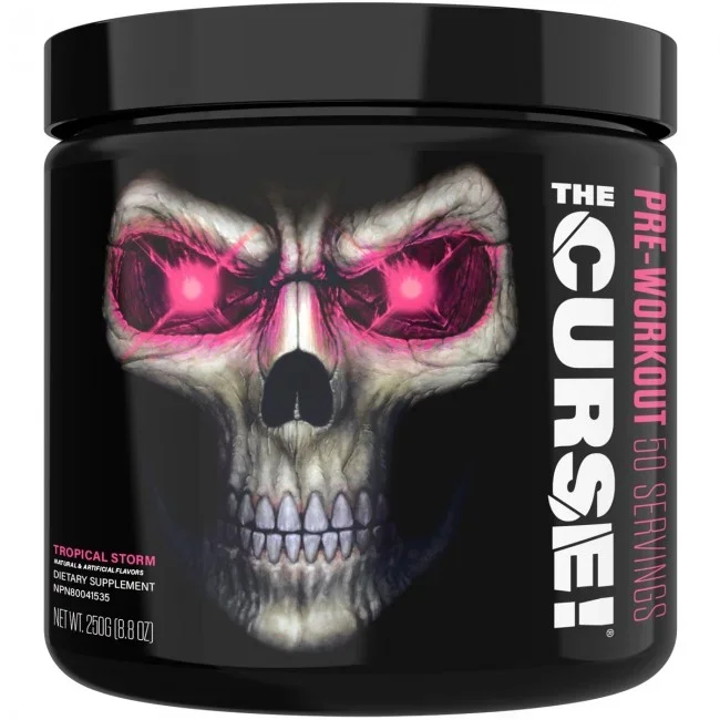 JNX Sports The Curse Pre Workout Tropical Storm* NEW 250 gm 50 Servings