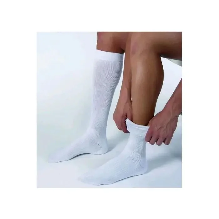 JOBST ActiveWear – Compression Socks Knee High Large / Full Calf Cool White Closed Toe – 110529