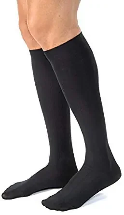 JOBST for Men Casual – Compression Socks Knee High Medium Black Closed Toe – 113101